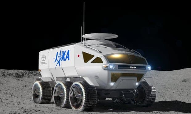 self-driving lunar rover image