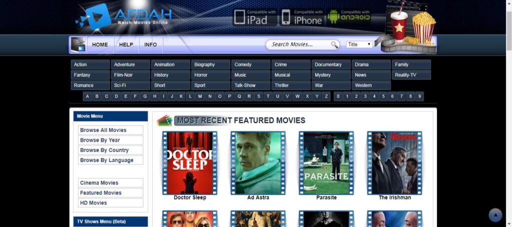 Afdah,  One of the best movie download sites to download your favorite show or a full hd movie 