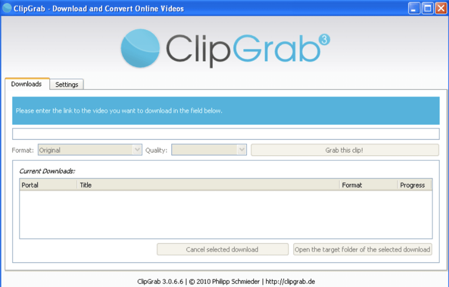 ClipGrab for video download free