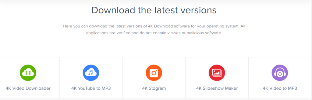 4K Video Downloader best software for free video download