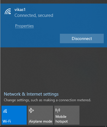 Wifi Issue in Windows 10