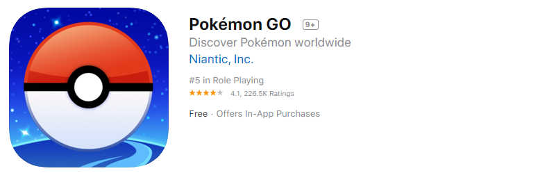 iphone free game Pokémon Go