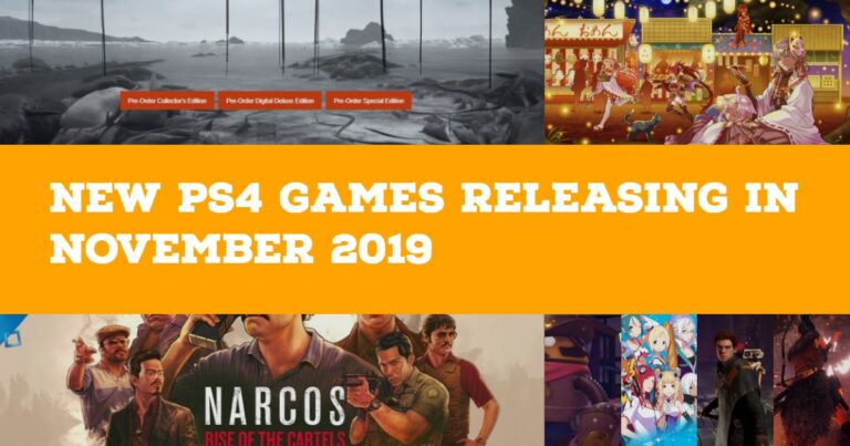 PlayStation: New PS4 Games Releasing In November 2019