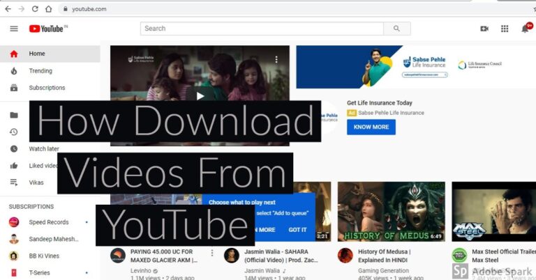 Download Videos From YouTube With Easy Steps