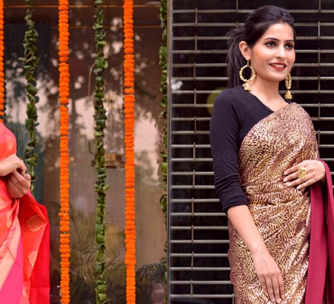 5 Coolest Ways How To Style Eco-Friendly Sarees By Kirti Sengar