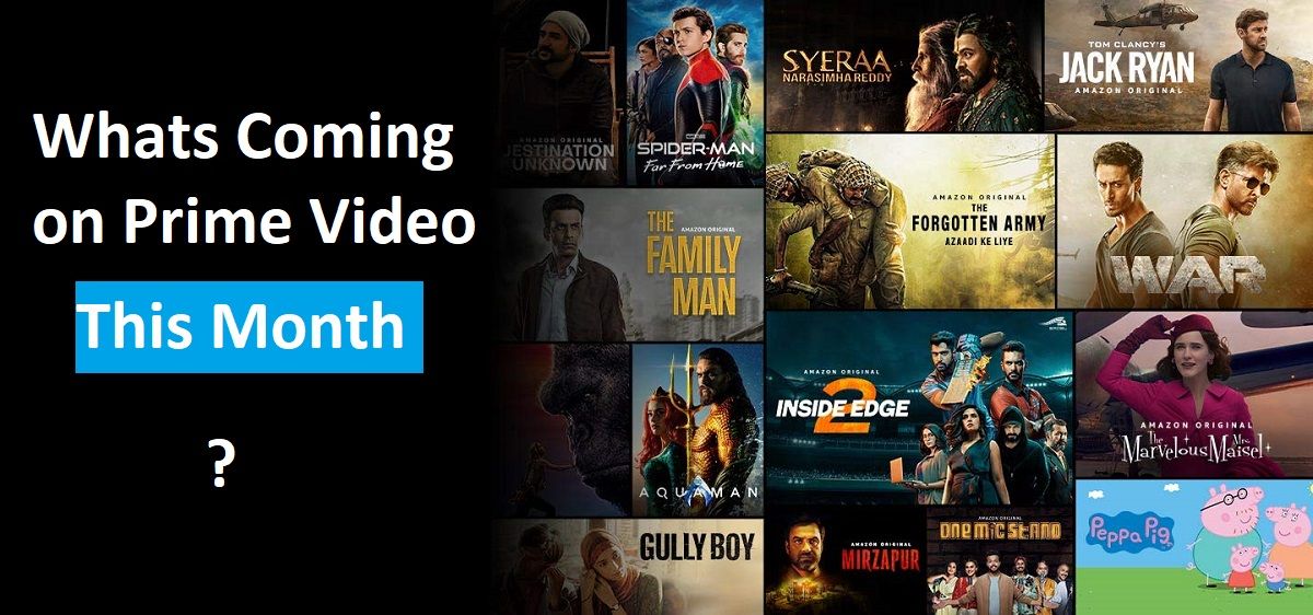 what coming on prime video this month