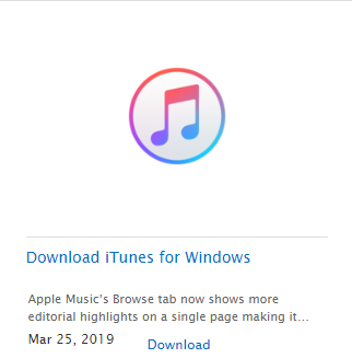 Download itunes for windows