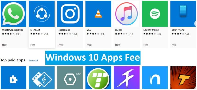 List of Some Free Apps Available In Windows 10 Store