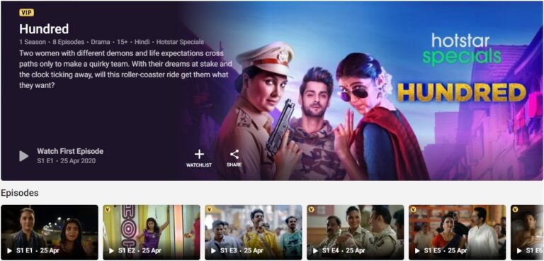 Hundred: Hotstar New Series what’s bring for you