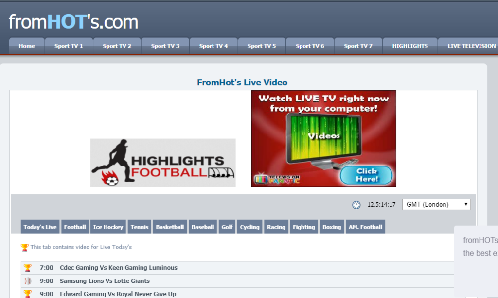 website for free sports streaming