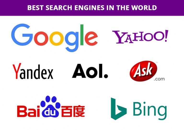 10 Best Search Engines popular around the world