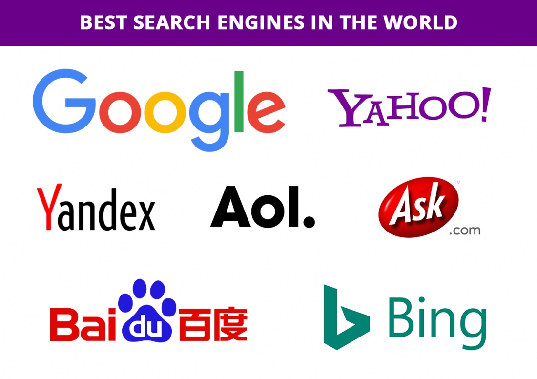 10 Best Search Engines popular around the |