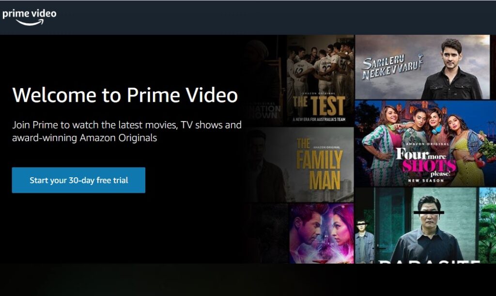 Like Netflix Amazon prime video