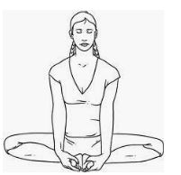 Bound Angle pose yoga