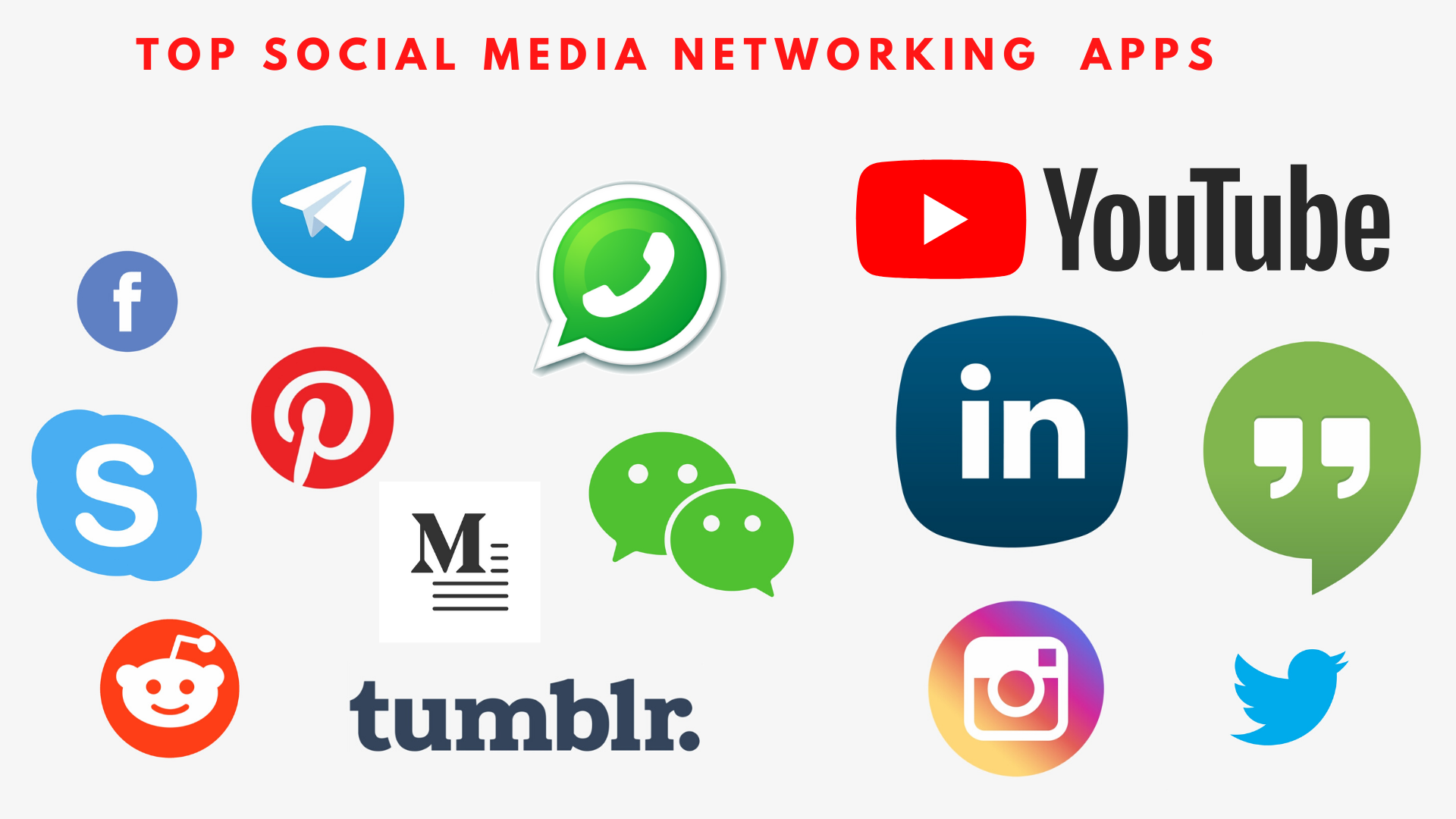 TOP SOCIAL MEDIA NETWORKING APPS