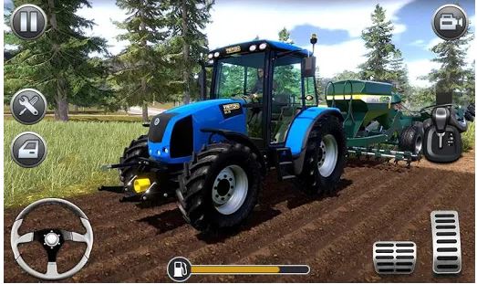 Farming Simulator: Big Tractor Farmer Driving 3D