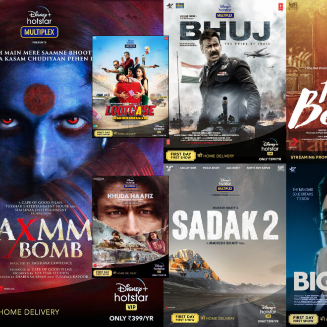 Which Bollywood movies releasing every Friday on Hotstar multiplex?