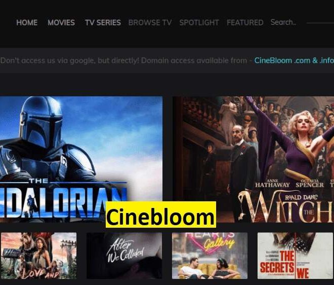 Cinebloom Alternative websites to watch free movies in HD