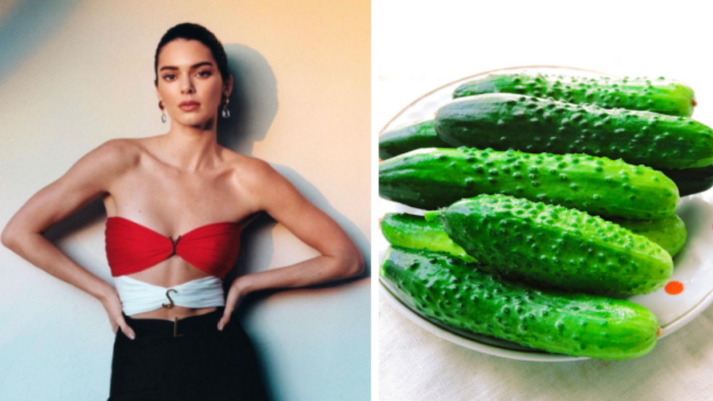 Kendall Jenner highly roasted for not knowing how to cut a cucumber