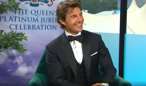 Tom Cruise at Platinum Jubilee celebrations