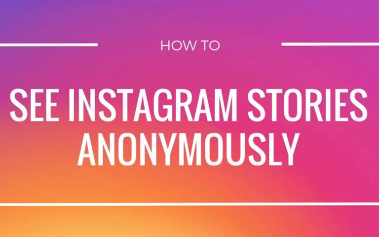How to watch an Instagram story anonymously?
